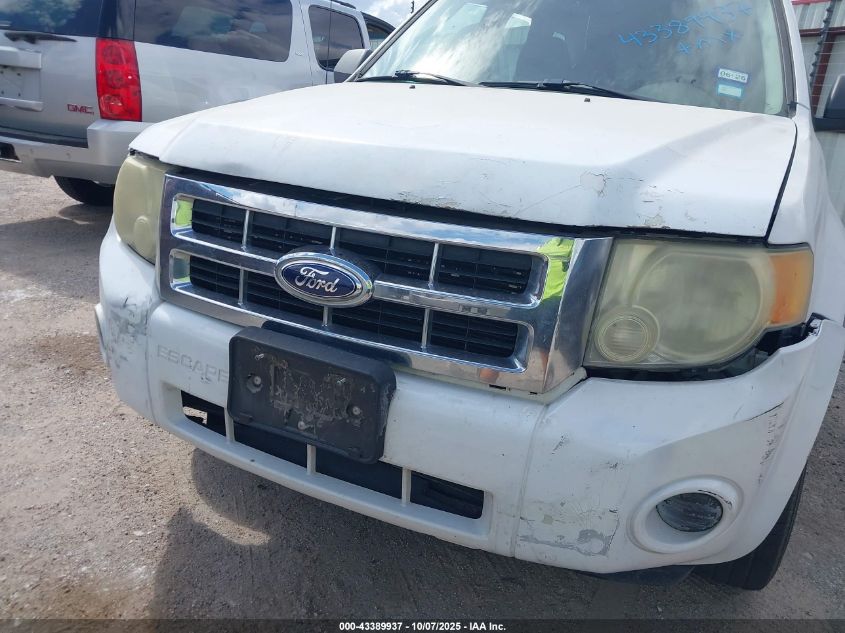 2008 Ford Escape Xls/Xls Manual VIN: 1FMCU02Z18KE75326 Lot: 43389937