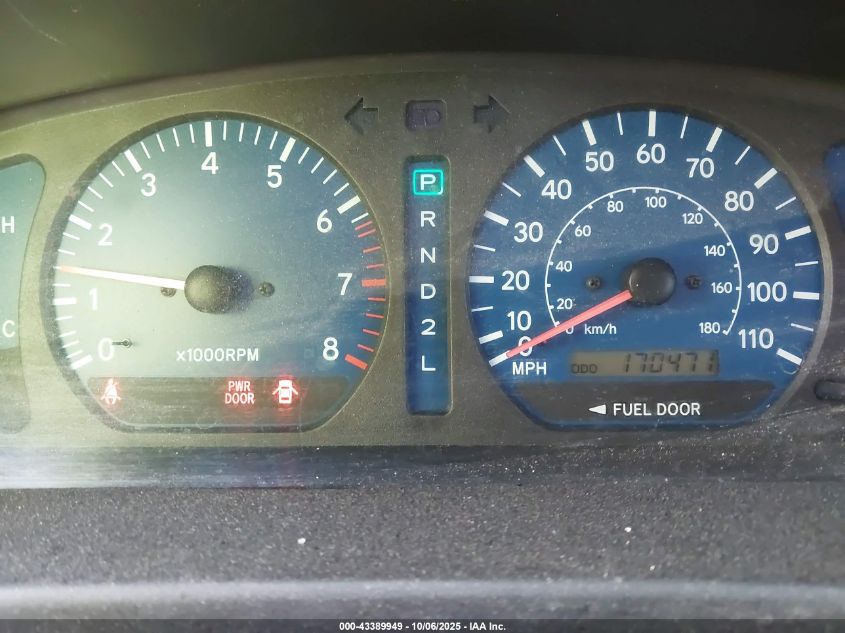 2001 Toyota Sienna Le VIN: 4T3ZF13C81U351110 Lot: 43389949