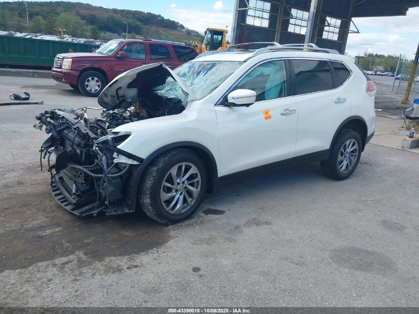 2015 Nissan Rogue Sl VIN: 5N1AT2MV2FC901600 Lot: 43390015