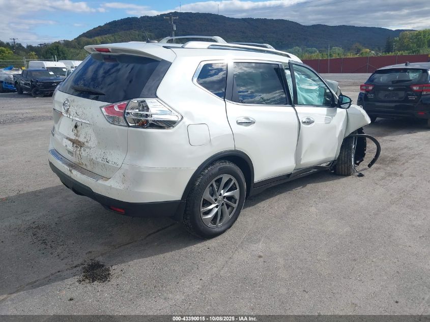 2015 Nissan Rogue Sl VIN: 5N1AT2MV2FC901600 Lot: 43390015