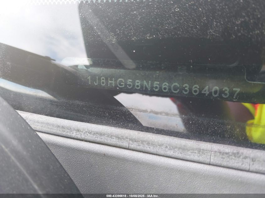 2006 Jeep Commander Limited VIN: 1J8HG58N56C364037 Lot: 43390018