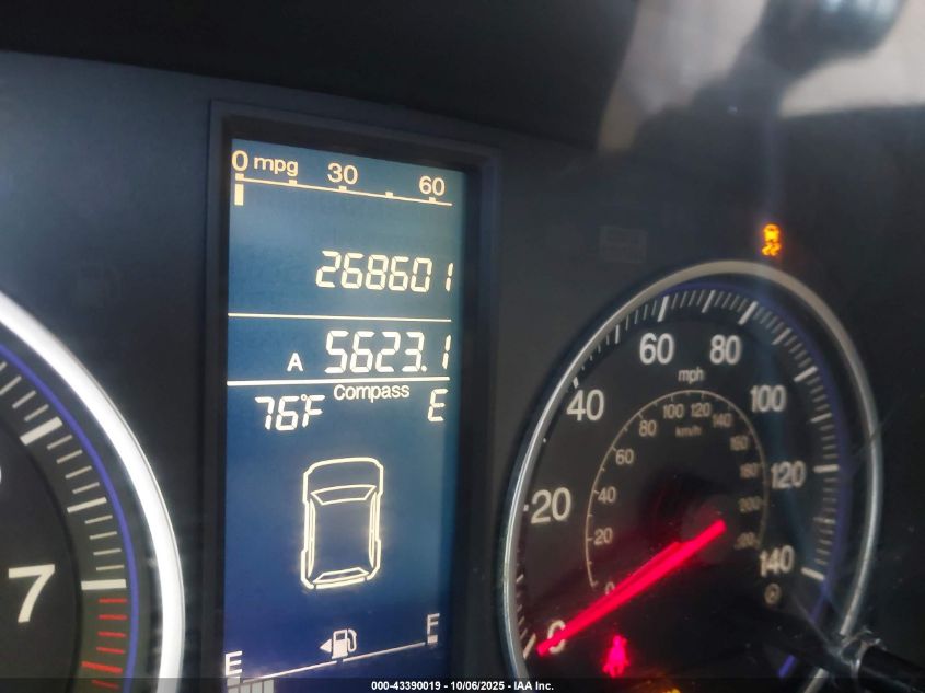 2010 Honda Cr-V Ex VIN: 5J6RE3H56AL019883 Lot: 43390019