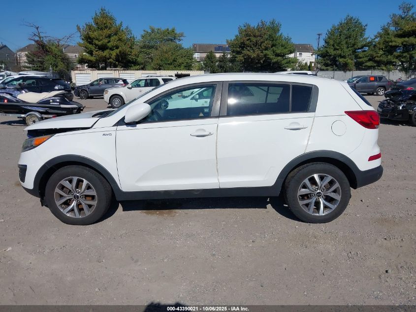 2016 Kia Sportage Lx VIN: KNDPBCAC4G7852145 Lot: 43390021