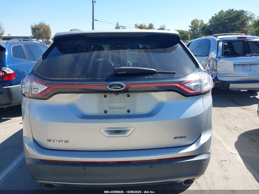 2015 Ford Edge Sel VIN: 2FMTK3J89FBB34165 Lot: 43390026
