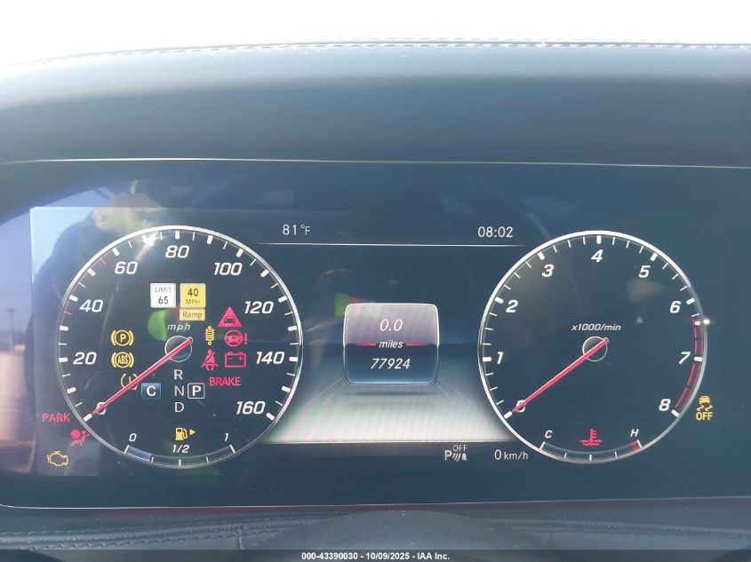 2018 Mercedes-Benz S 560 VIN: WDDUG8DB4JA399620 Lot: 43390030