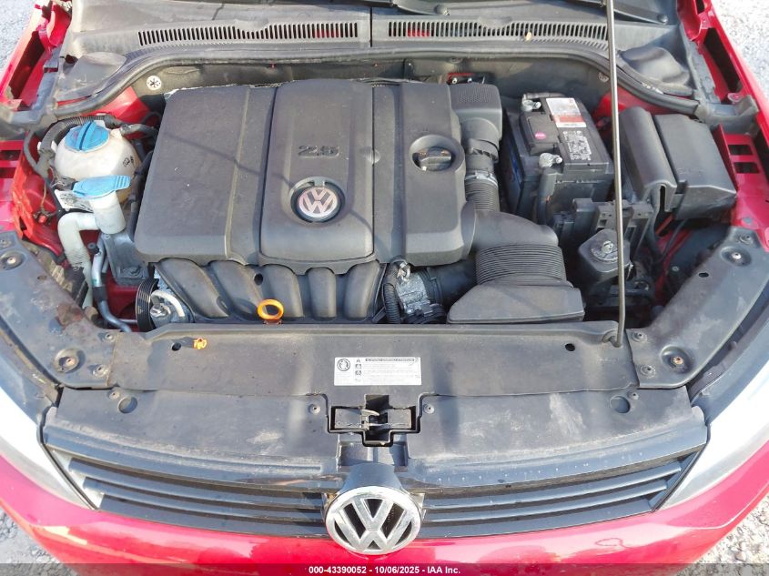 2011 Volkswagen Jetta 2.5L Se VIN: 3VWDZ7AJ3BM378947 Lot: 43390052