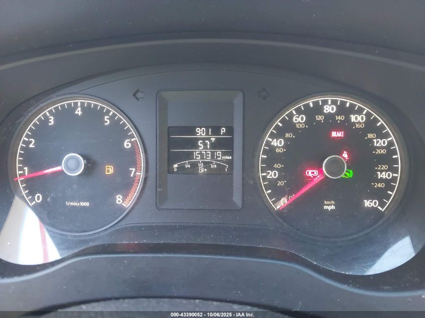 2011 Volkswagen Jetta 2.5L Se VIN: 3VWDZ7AJ3BM378947 Lot: 43390052