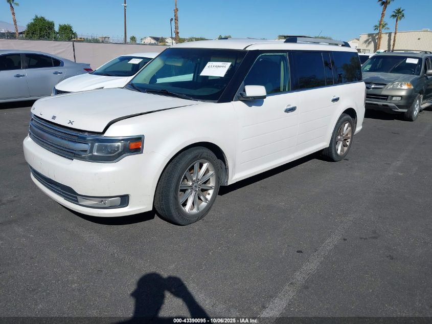 2013 Ford Flex Limited VIN: 2FMHK6D86DBD08256 Lot: 43390095