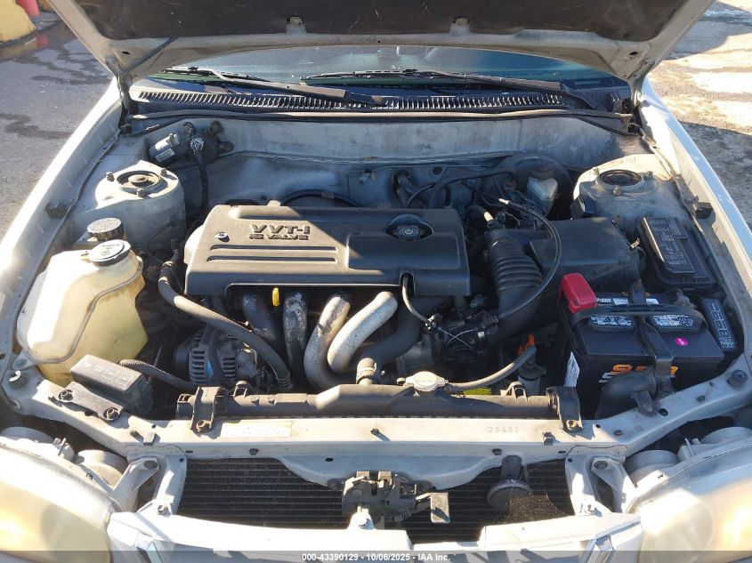 2002 Toyota Corolla S VIN: 1NXBR12EX2Z579616 Lot: 43390129