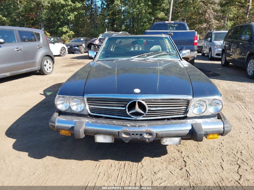 1985 Mercedes-Benz 380 Sl VIN: WDBBA45C0FA017060 Lot: 43390192