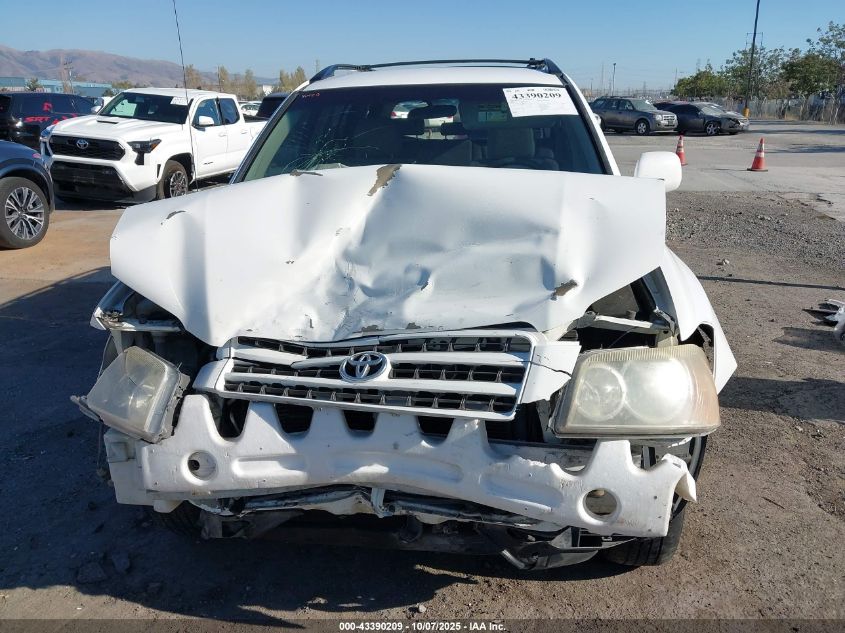 2001 Toyota Highlander V6 VIN: JTEHF21A310020616 Lot: 43390209