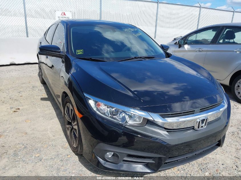 2017 Honda Civic Ex-T VIN: 19XFC1F32HE024165 Lot: 43390224