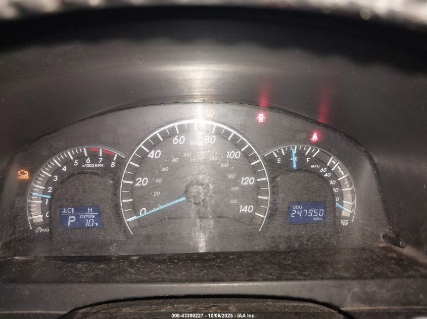 2012 Toyota Camry Se VIN: 4T1BF1FKXCU135159 Lot: 43390227