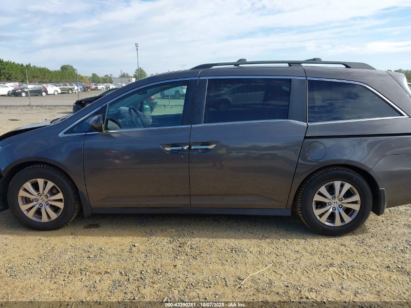 2014 Honda Odyssey Ex-L VIN: 5FNRL5H67EB035079 Lot: 43390281