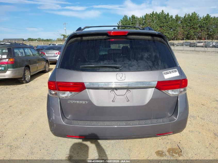 2014 Honda Odyssey Ex-L VIN: 5FNRL5H67EB035079 Lot: 43390281