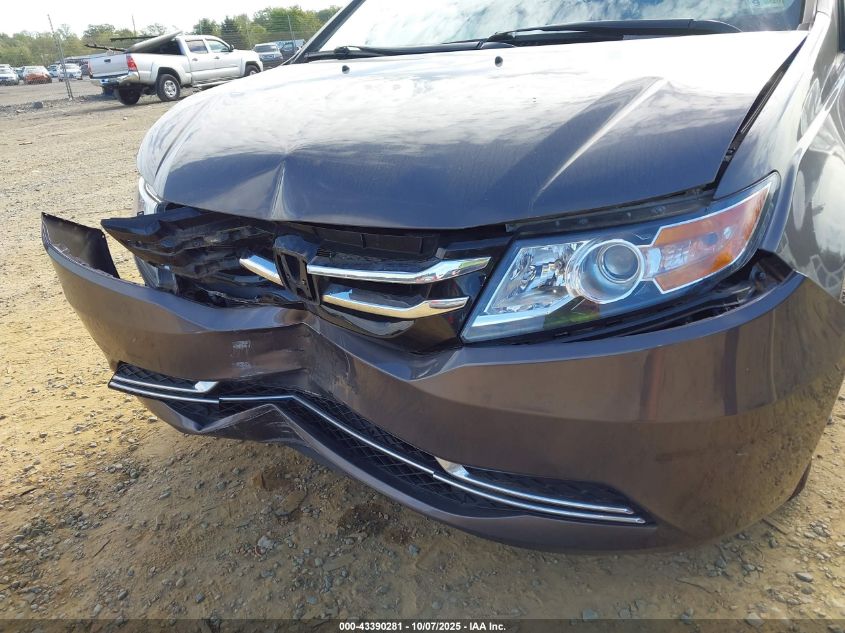 2014 Honda Odyssey Ex-L VIN: 5FNRL5H67EB035079 Lot: 43390281