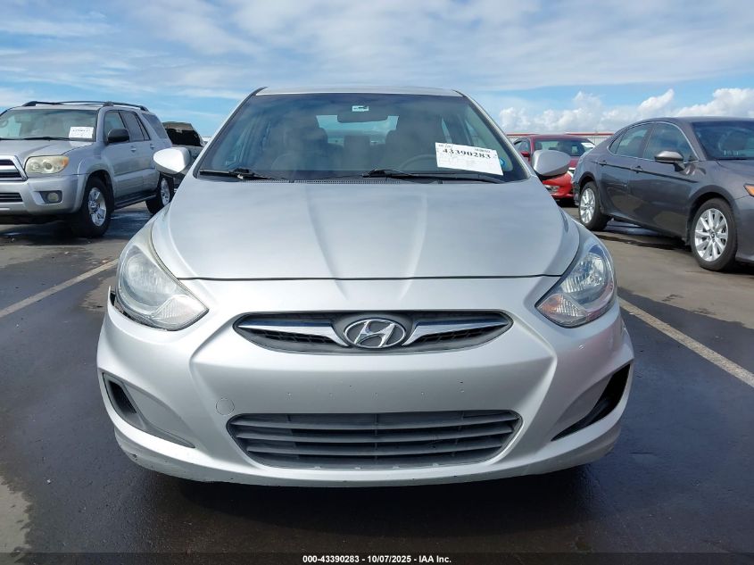 2014 Hyundai Accent Gls VIN: KMHCT4AE0EU689782 Lot: 43390283