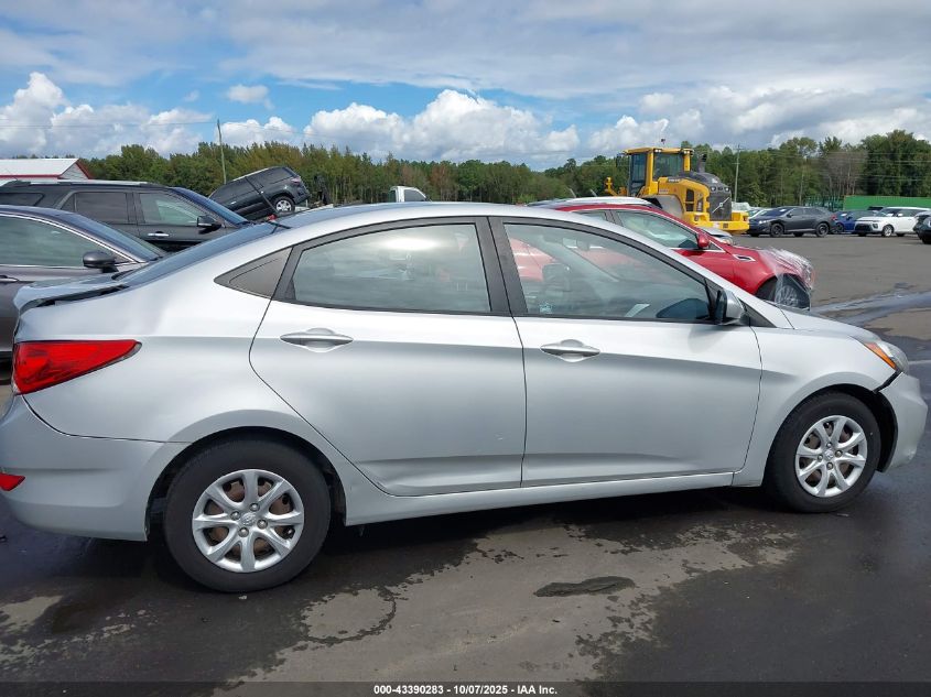2014 Hyundai Accent Gls VIN: KMHCT4AE0EU689782 Lot: 43390283