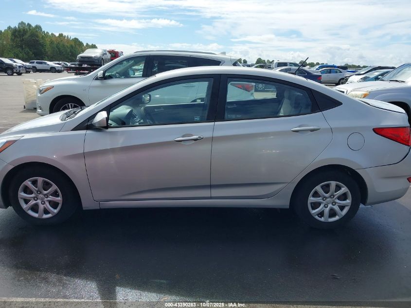 2014 Hyundai Accent Gls VIN: KMHCT4AE0EU689782 Lot: 43390283
