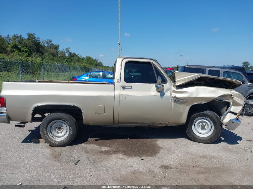 1987 GMC R15 Conventional R1500 VIN: 1GTDR14K3HS503174 Lot: 43390331