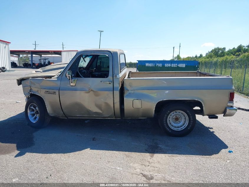 1987 GMC R15 Conventional R1500 VIN: 1GTDR14K3HS503174 Lot: 43390331