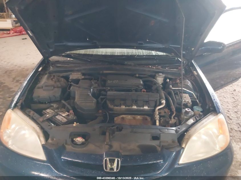 2001 Honda Civic Ex VIN: 1HGEM22931L072877 Lot: 43390346