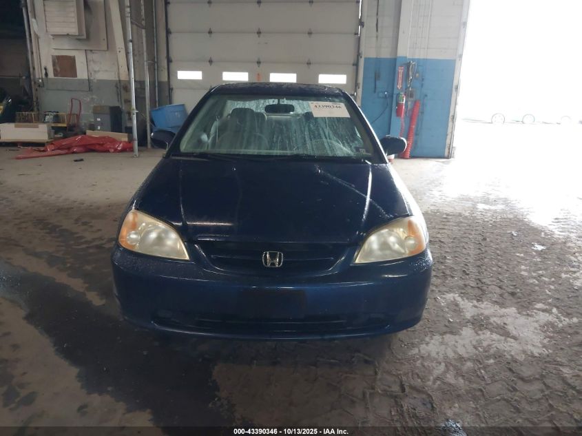 2001 Honda Civic Ex VIN: 1HGEM22931L072877 Lot: 43390346