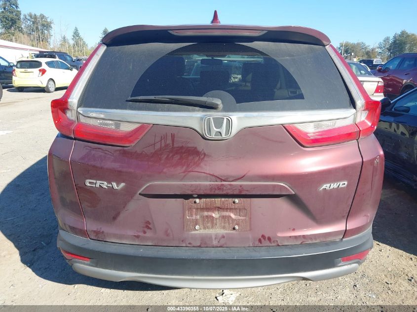 2018 Honda Cr-V Ex-L/Ex-L Navi VIN: 2HKRW2H8XJH612223 Lot: 43390355