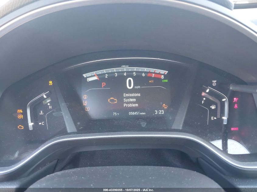 2018 Honda Cr-V Ex-L/Ex-L Navi VIN: 2HKRW2H8XJH612223 Lot: 43390355