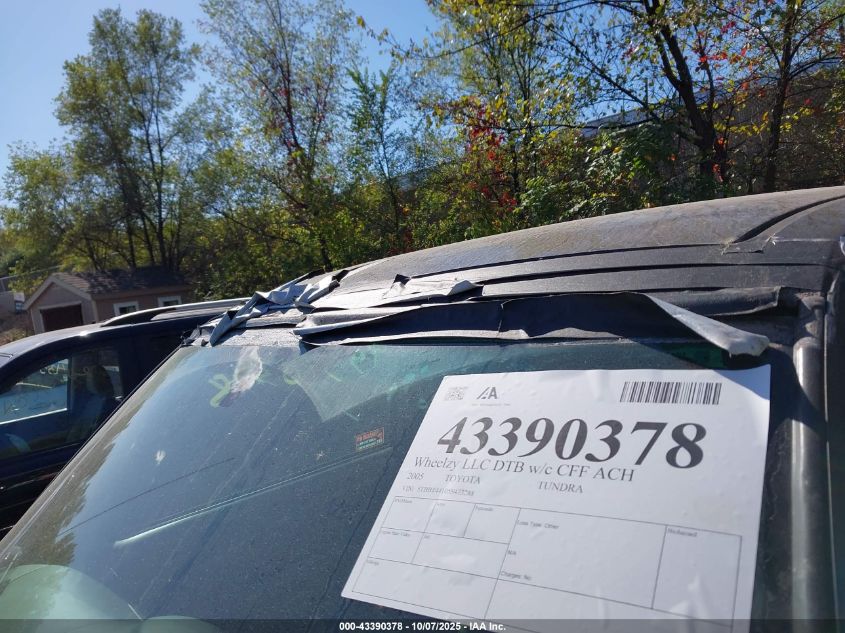 2005 Toyota Tundra Sr5 V8 VIN: 5TBBT44105S473288 Lot: 43390378