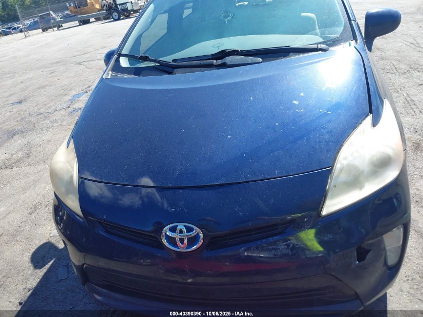 2012 Toyota Prius Two VIN: JTDKN3DU9C1522004 Lot: 43390390