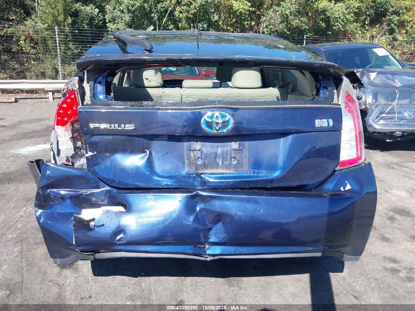 2012 Toyota Prius Two VIN: JTDKN3DU9C1522004 Lot: 43390390