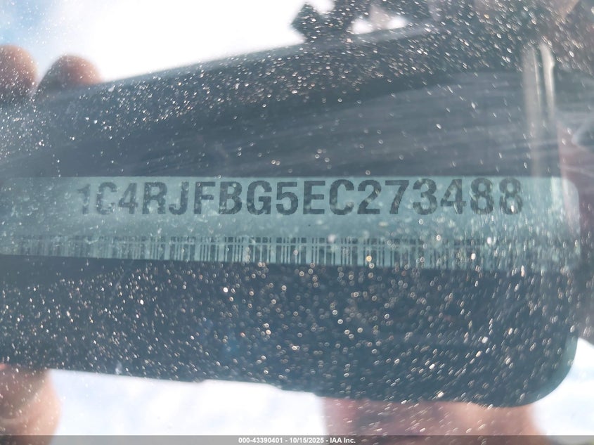 2014 JEEP GRAND CHEROKEE LIMITED 1C4RJFBG5EC273488