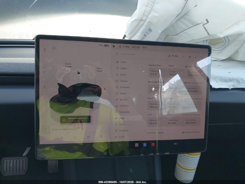 2025 Tesla Model 3 Long Range Rear-Wheel Drive VIN: 5YJ3E1EA8SF032401 Lot: 43390455