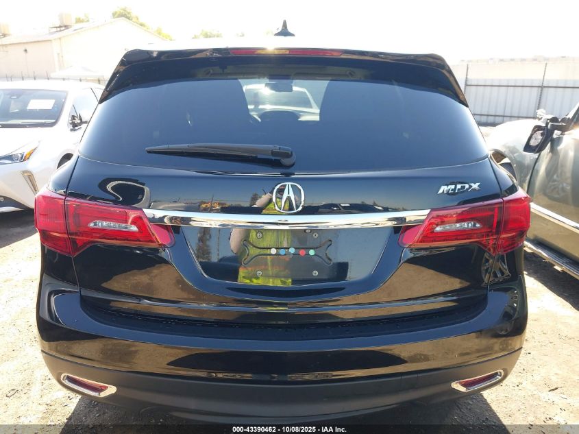 2015 Acura Mdx Technology Package VIN: 5FRYD3H43FB008425 Lot: 43390462