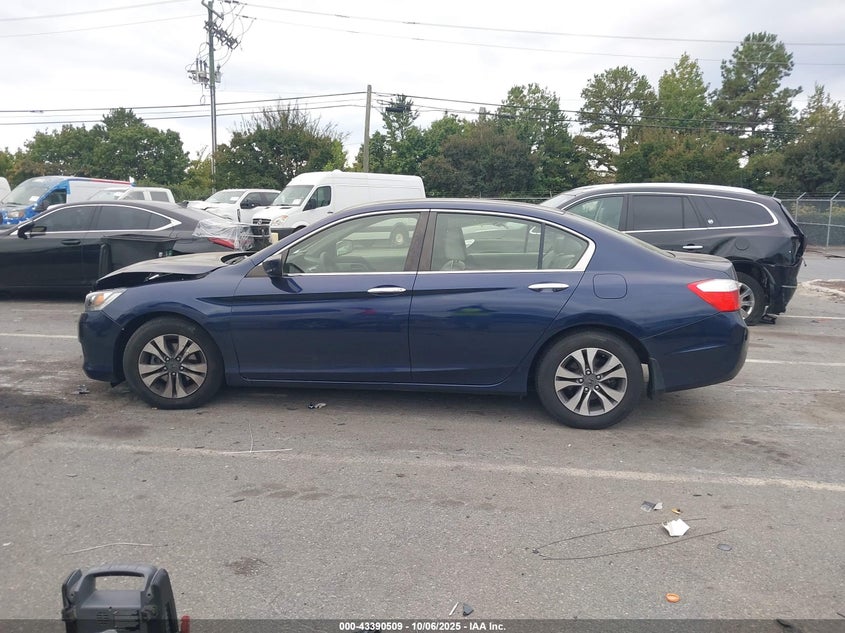 2013 Honda Accord Lx VIN: JHMCR2F3XDC000302 Lot: 43390509