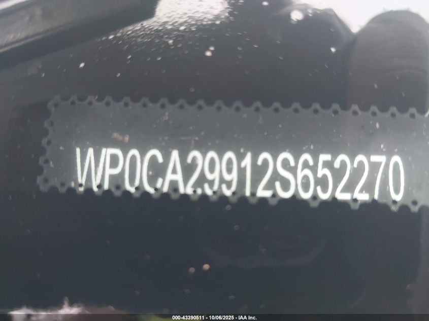 2002 Porsche 911 Carrera/Carrera 4 VIN: WP0CA29912S652270 Lot: 43390511