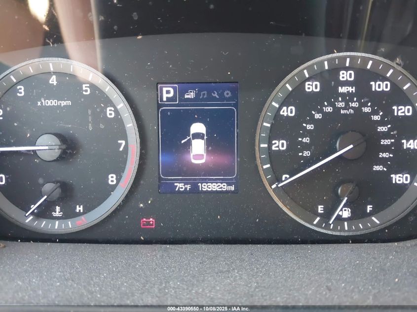 2017 Hyundai Sonata Se VIN: 5NPE24AF5HH571461 Lot: 43390550