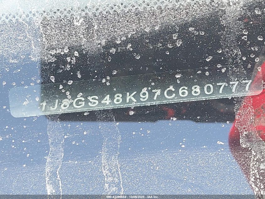 2007 Jeep Grand Cherokee Laredo VIN: 1J8GS48K97C680777 Lot: 43390554