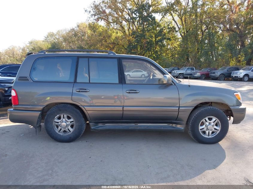 2002 Lexus Lx 470 VIN: JTJHT00W023516940 Lot: 43390565