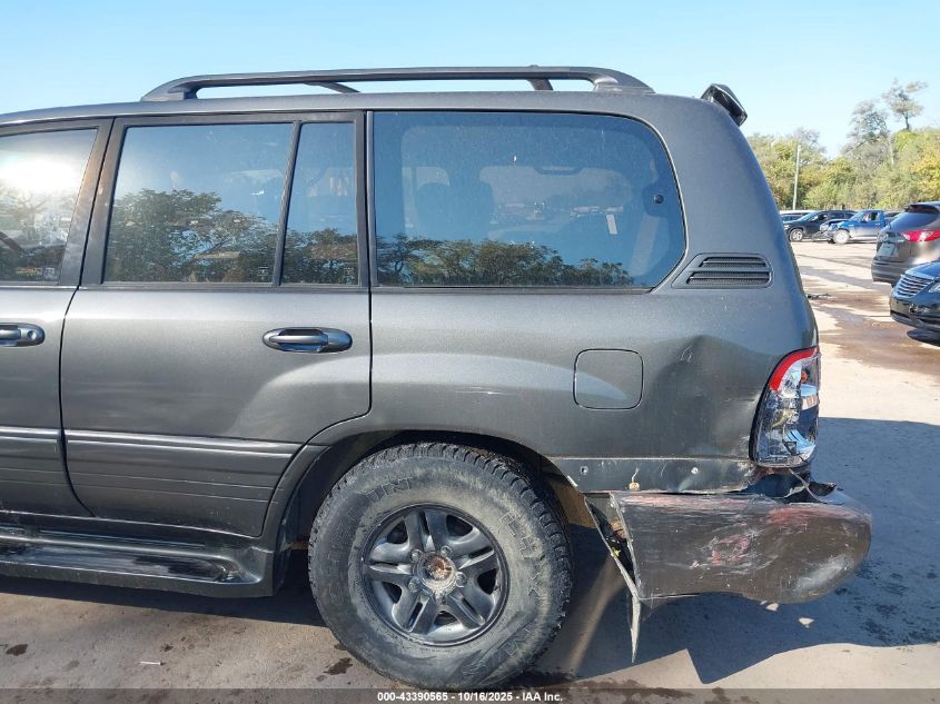2002 Lexus Lx 470 VIN: JTJHT00W023516940 Lot: 43390565