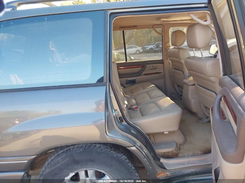 2002 Lexus Lx 470 VIN: JTJHT00W023516940 Lot: 43390565