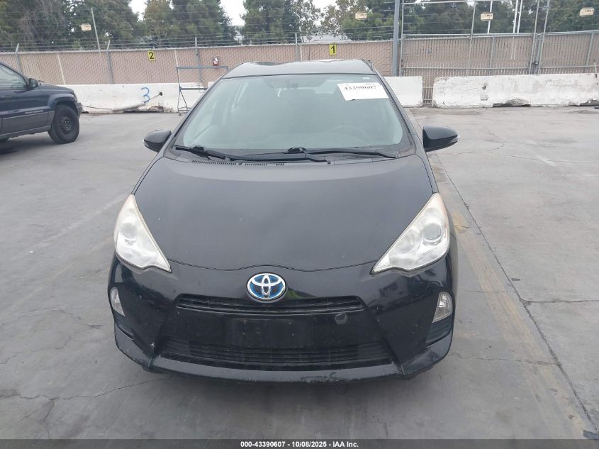 2013 Toyota Prius C Two VIN: JTDKDTB39D1550626 Lot: 43390607