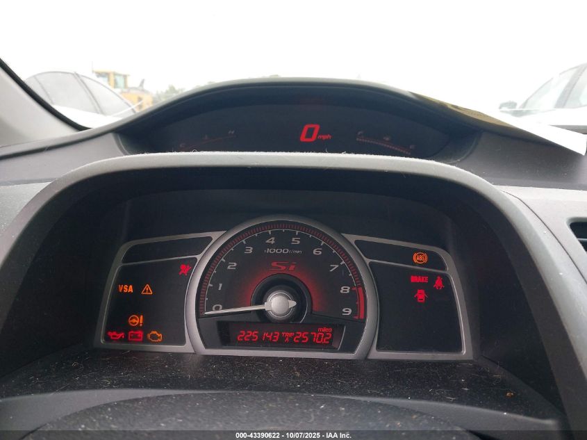 2007 Honda Civic Si VIN: 2HGFG21517H707305 Lot: 43390622