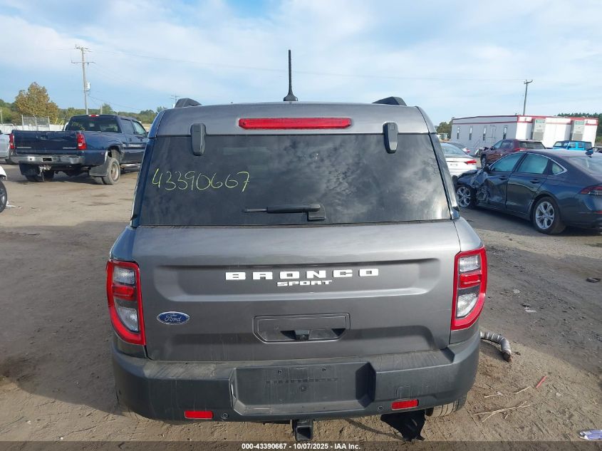 2023 Ford Bronco Sport Big Bend VIN: 3FMCR9B61PRD35122 Lot: 43390667
