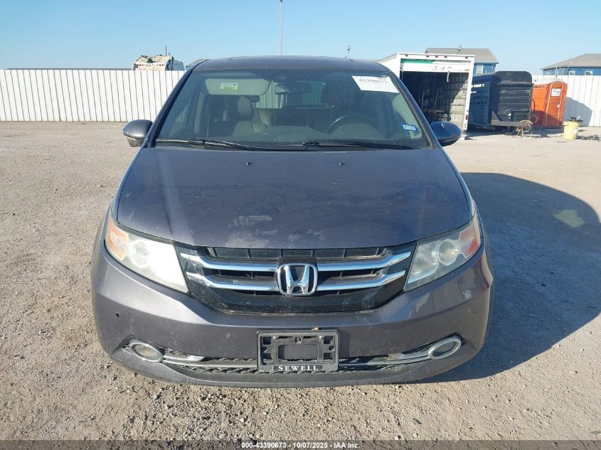 2014 Honda Odyssey Touring/Touring Elite VIN: 5FNRL5H96EB009924 Lot: 43390673