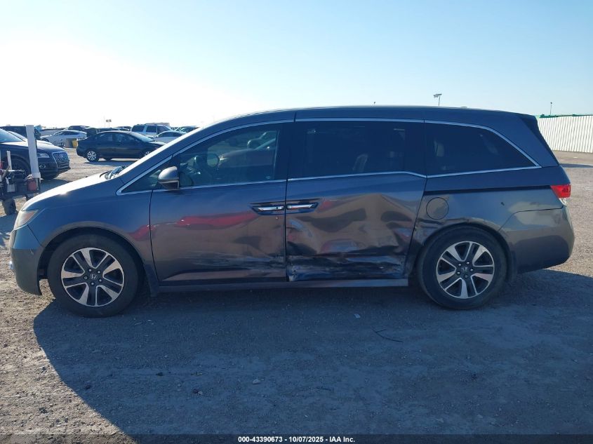 2014 Honda Odyssey Touring/Touring Elite VIN: 5FNRL5H96EB009924 Lot: 43390673