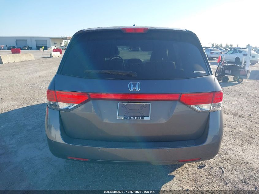 2014 Honda Odyssey Touring/Touring Elite VIN: 5FNRL5H96EB009924 Lot: 43390673
