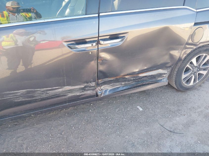 2014 Honda Odyssey Touring/Touring Elite VIN: 5FNRL5H96EB009924 Lot: 43390673