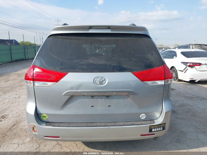 2014 Toyota Sienna Le V6 8 Passenger VIN: 5TDKK3DC8ES460987 Lot: 43390678